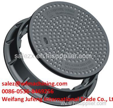 Customized Sand Casting Foundry Manhole Cover With Machining