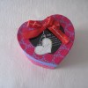 OHG1017( Heart-shaped With Bow Wedding Favor Candy Gift Paper Box )