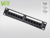 10' inch CAT5E UTP 12Port Patch Panel