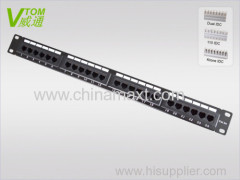 24Port CAT5E UTP Patch Panel