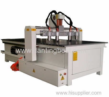 Multi-head woodworking machine for all kinds of furniture making
