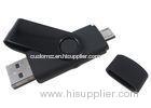 Black OTG USB Driver Micro USB Pendrive 4GB Multifunction Swivel