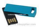 Blue Plated Metal Mini USB Flash Drive Knife Style Swivel USB Flash Disk