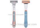 Luxury Mens Razor 3 Blade Manual Shaving Razor With Metal Handle