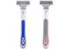 Men`s razor with flexball handle technology and 2 razor blade refills