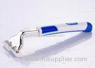 Safety adjustment twin blade manual shaving razor with aloe Lubricant strip