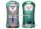 Ergonomic Design 3 blade manual shaving System razor with holder