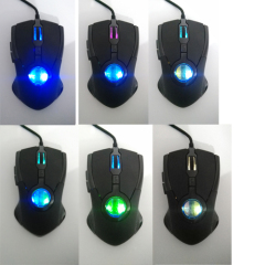 Backlit 6D gamer mouse