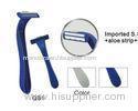 Hotel disposable razor twin blade razor without aloe Lubricating strip