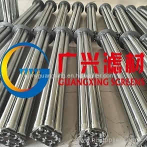 stainless steel v wire filter candles used in the Oil refineries Vulcanization workshop