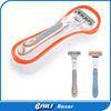 Vitamin E Lubricant Strip manual three bladed razor for men shaving