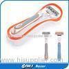 Vitamin E Lubricant Strip manual three bladed razor for men shaving