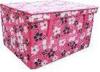 Waterproof Non-woven Fabric Decorative Storage Boxes Laundry Bin / Clothing Basket