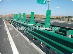 Highway steel traffic barrier