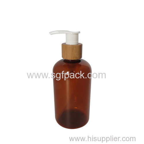 PLC PET Bottle +Bamboo Cap/Pump