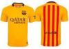 Yellow 10 Messi football uniform Soccer Shirts For Men Barcelona Away