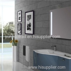 Aluminium Bathroom LED Light Mirror (GS053)