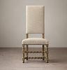 Belgian Baroque modern upholstered dining room chairs/ kitchen dining chair