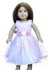 Light Pink Voile Doll Dress with Flowers Girdle for 18 inch Madame Alexander Dolls