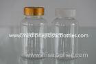 180ml PET Capsules / Tablets Pharmacy Pill Bottles Clear Plastic Bottles With Lids