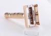 Butterfly open gold handle Double Edge Safety Razor for men best gift