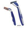 Ladies Home use manual Safety Triple blade razor with lubricating strip