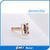 Butterfly open gold handle double edge safety razor gfit box customiz logo for men