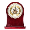 rosewood piano finish wooden skeleton clock