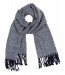 Womens Chantal Super Soft Premium Cozy Scarf Shawl Wrap (Twilight Gray)