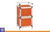 Small 2 Doors Orange Aluminum Storage Cabinets with Plastic Composite Board