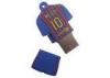 Blue Custom USB Flash Drives 2GB Barcelona Messi Football Shirt