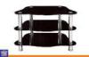 High End Contemporary Living Room TV Stand Home Decor Furniture with Tempered Glass