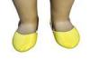 Cute Yellow PU American Girl Doll Shoes 18 inch Brings Kids Happiness