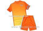 Pink Football Uniform Custom Training Shirts Polyester Mesh