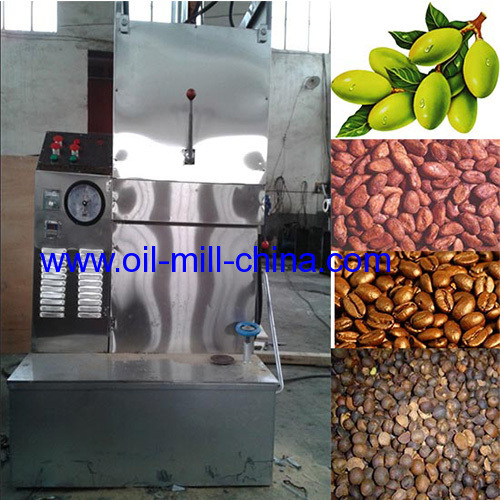 Stainless steel food grade olive hydraulic cold press oil machine