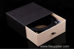 High quality paper drawer style Gift Belt Box/China factory