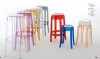 plastic Kartell Charles Ghost Bar Stool