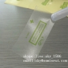 Minrui Green Rectangle Water Proof Transparent Adhesive Label PVC Vinyl Transparent Stickers