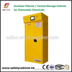 SAFOO Ductless vented filtered chemicals safety storage cabinet for flammable and toxic chemicals