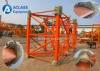 Orange Color QTZ80 / QTZ100 Tower Crane Mast Section 1.833*1.833*2.5m Block