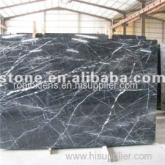 Black Marquina Marble Slab