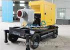 Farm irrigation 300m3/h Self Priming Diesel Pump with trailer cavitation - resistant