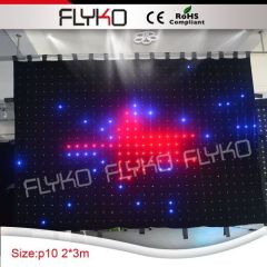 led light solar panel Rgb Led Video Curtain /Tv Show Backdrop