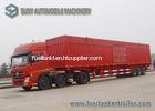 Q235 / Q345 60 Cubic / 70 Cubic Van Semi Trailer 3 Axle Box Trailer