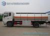 Dong Feng Gasoline / Light Diesel 13m3 Stainless Steel Fuel Tank Truck 4x2