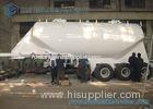 SS 304 / AL5083 35M3 Conoid Dry Bulk Tank Trailer Tri-Axle with WABCO ABS Braking system