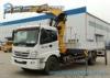 8000KG Foton Knuckle Boom Crane Mounted Truck 4 X 2 YC4E140-33 Engine