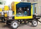 Mobile and silent type Self Priming Diesel Pump 800m3/h flow 14m lift