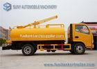 4000L Q235A Carbon Steel Sanitation Truck Vacuum Fecal Suction Truck