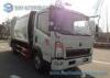 8000L 8M3 HOWO 4 X 2 Garbage Compactor Truck Q235 Carbon Steel Tank